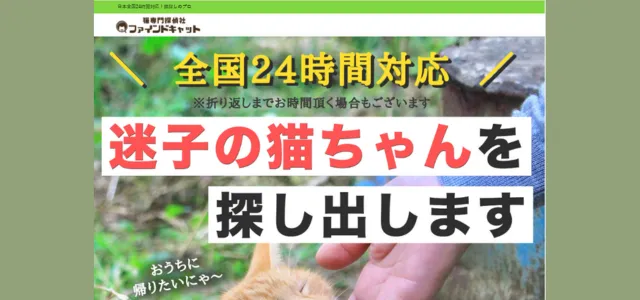 猫専門探偵社ファインドキャット